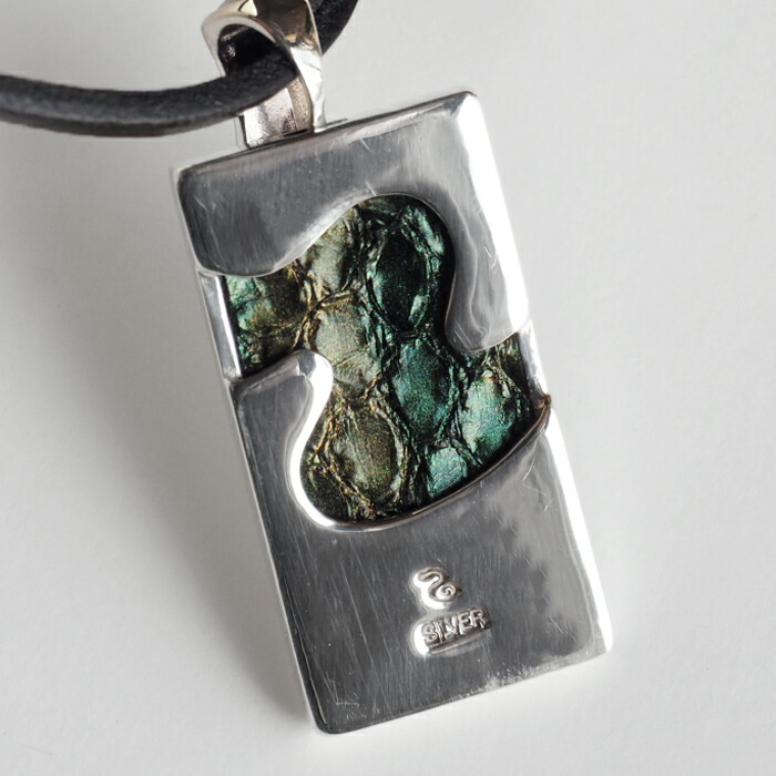 楽天市場】【28色の革から選べます！】エス 竹 ネックレス ペンダント