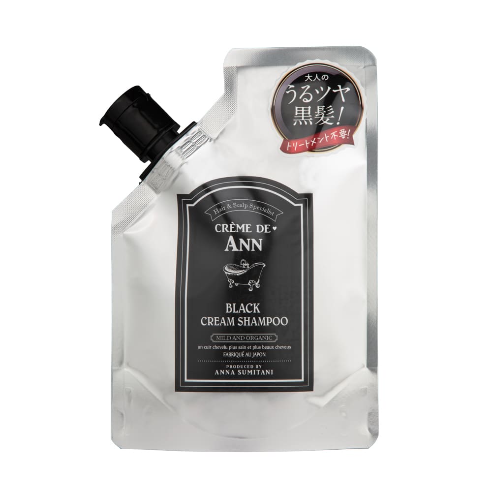 CREME DE ANN ブラッククリームシャンプー 3個セット 匿名配送 creme