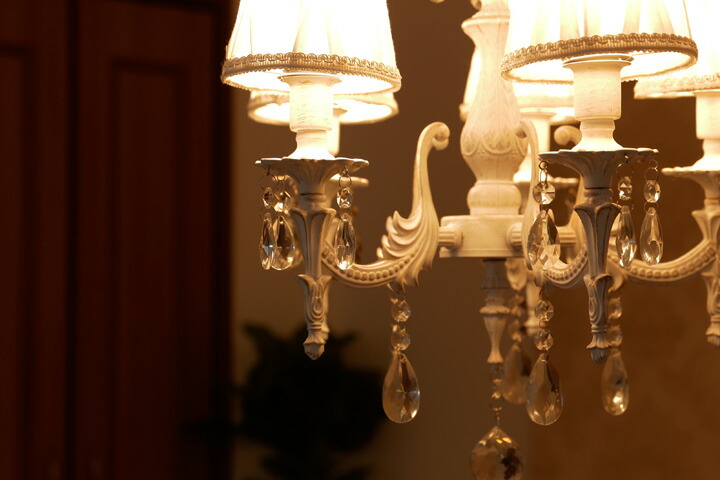 楽天市場】シャンデリア LED 【 Reine / ホワイト 】 5灯 アンティーク