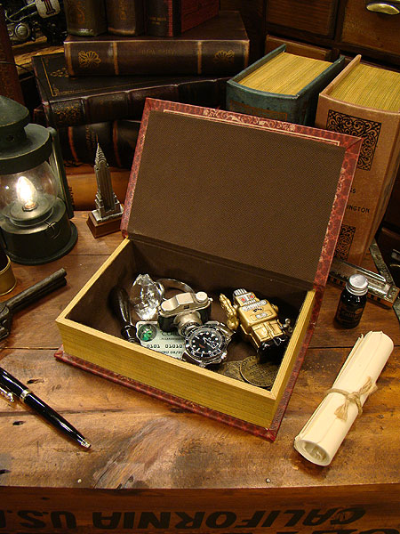 楽天市場】古めかしい洋書みたいな小物入れ ブックボックス （No.17