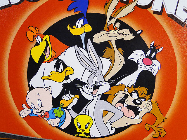 楽天市場】ルーニー・テューンズ ブリキ看板 オールスター アメリカン