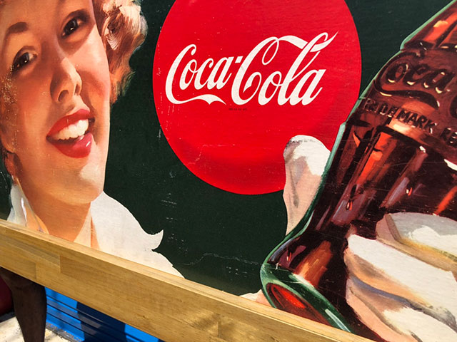 楽天市場】コカ・コーラ 特大サイズ・ヴィンテージポスター （ウッド