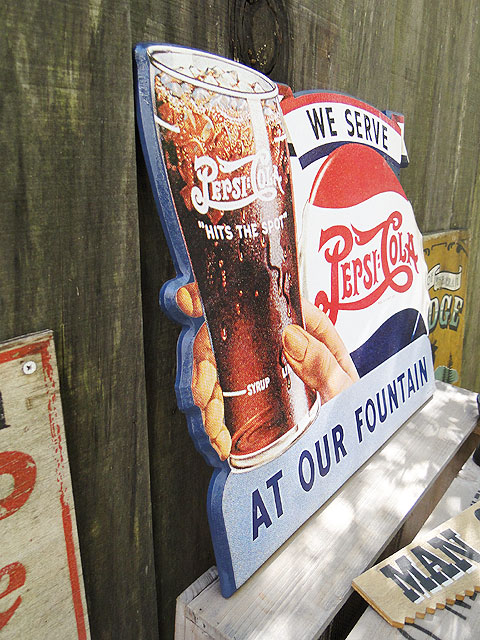 楽天市場】ペプシコーラ ヴィンテージサインボード （ボトルキャップ