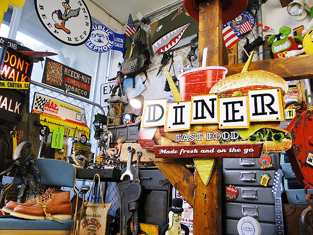 楽天市場】ダイナー ロードサイン U.S.ヘヴィースチールサイン 看板