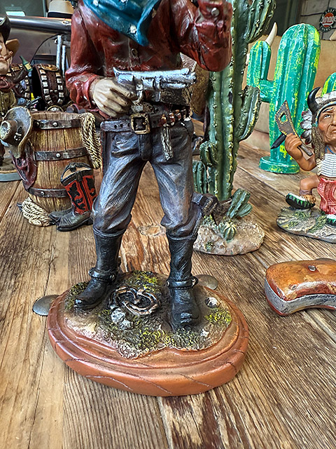 楽天市場】カウボーイ フィギュア （ガンマン） ウエスタン スタチュー