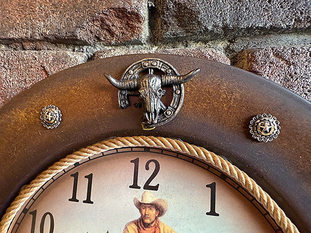 楽天市場】ウエスタンライダークロック （イーゼル付き） アメリカン