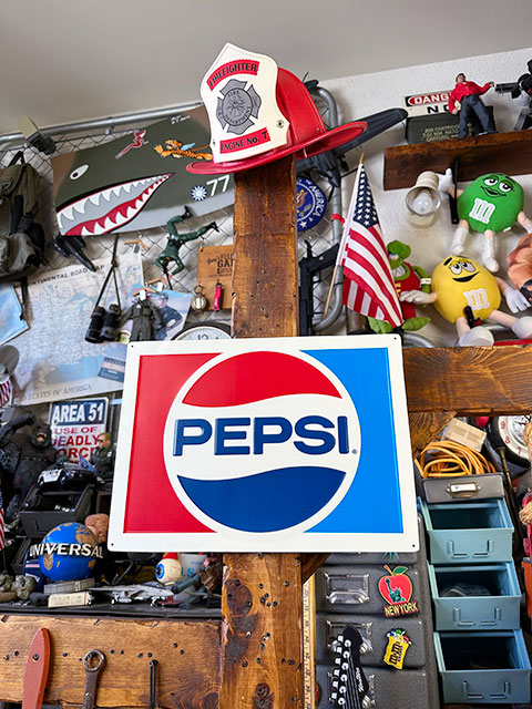 70's ペプシコーラ シェルフ ボックス USA ストアディスプレイ 看板