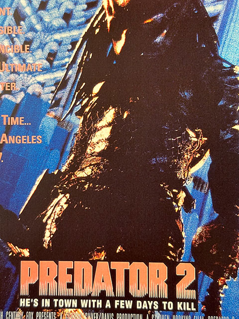 楽天市場】ハリウッドポスター #0037 映画 プレデター2 劇場版ポスター