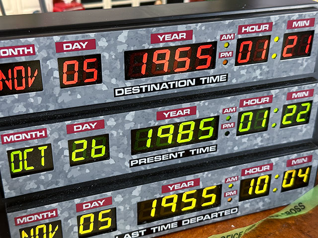 楽天市場】映画 バック・トゥ・ザ・フューチャー デロリアンのタイム