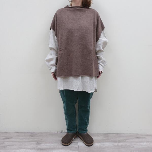 楽天市場】セールGauze#ボトルネックニットベスト G874（ガーゼ