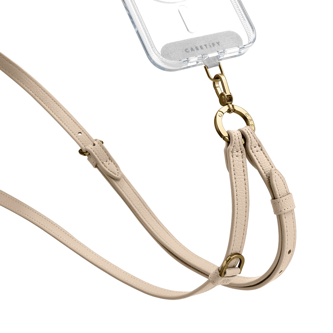 楽天市場】【公式】 CASETiFY ロープ/ペブル スマホショルダー/パール