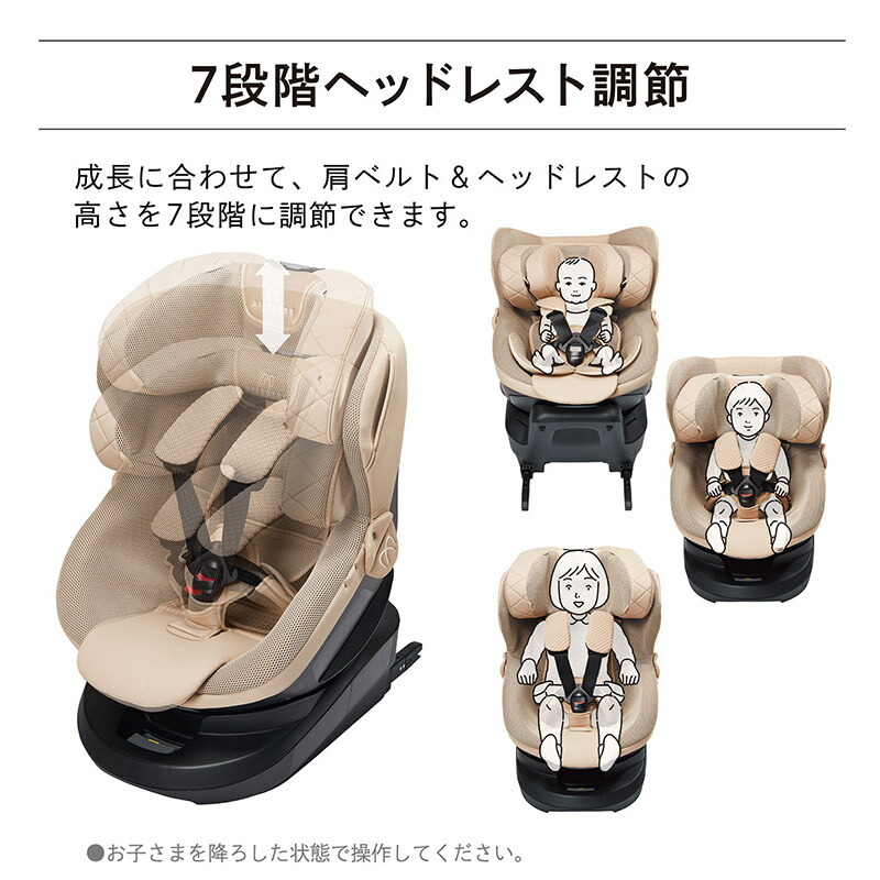 楽天市場】チャイルドシート R129 ISOFIX 回転式 日本製 BF145