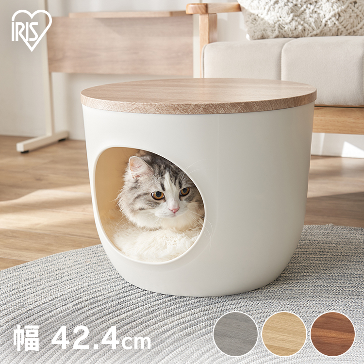 楽天市場】ペットハウス 猫 犬 室内 ドーム型 ふわふわ クッション付