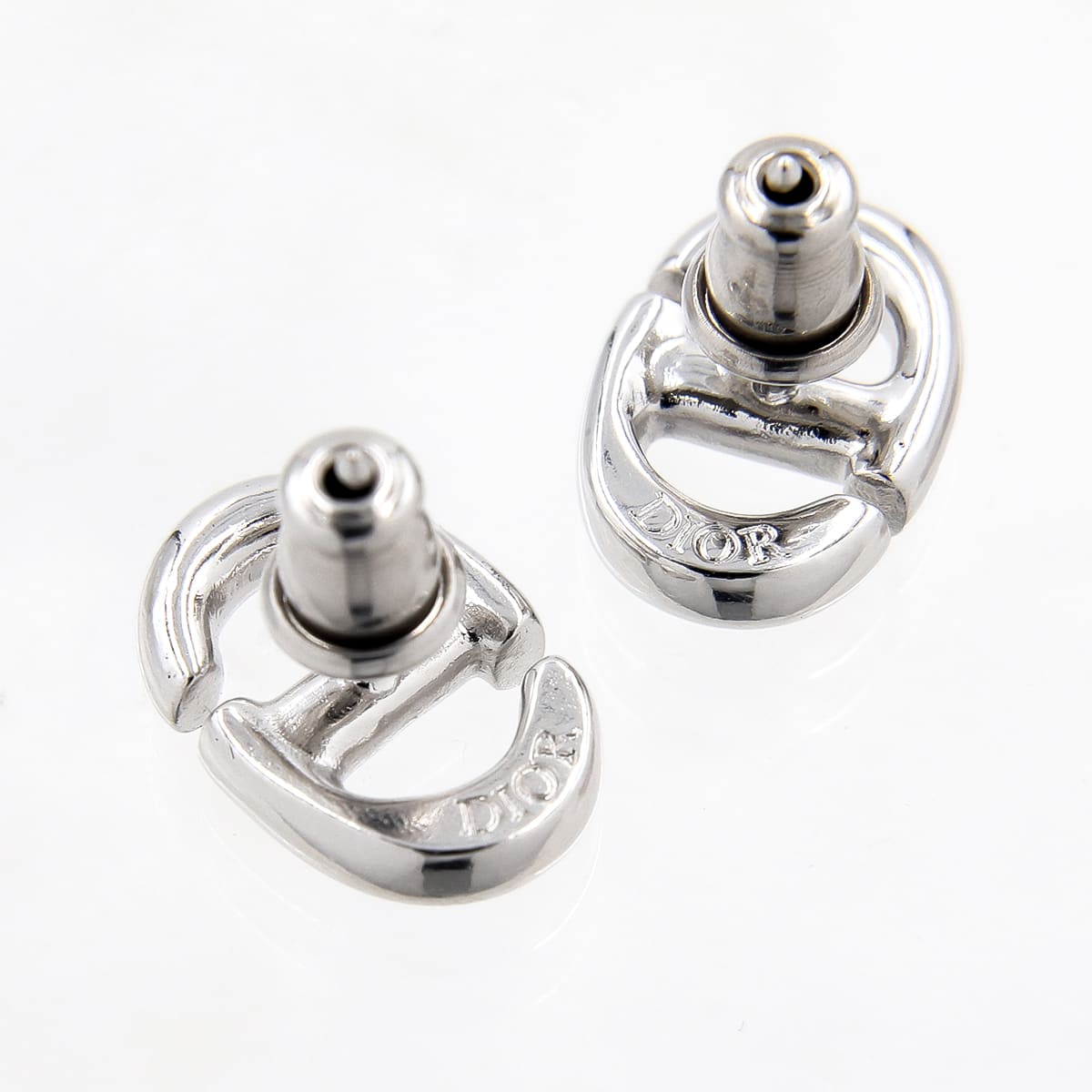 楽天市場】ディオール ピアス レディース dior CD NAVY スタッドピアス