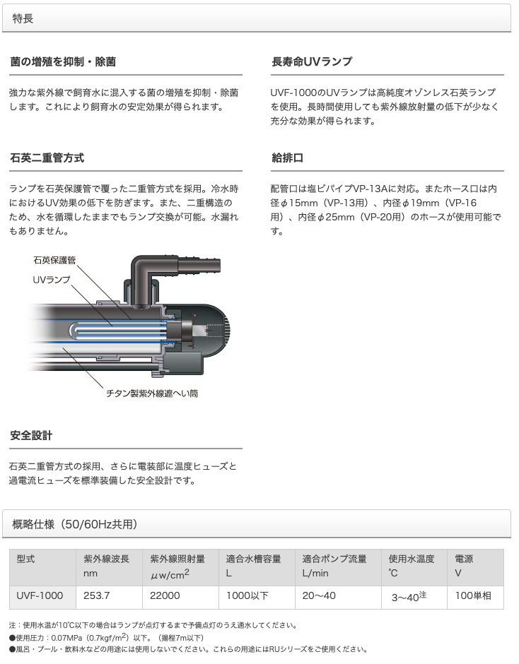 楽天市場】レイシー紫外線殺菌灯 UVF-1000 【お取り寄せ】 : CEPPO WEB