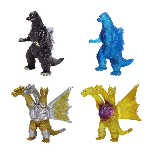 ゴジラ消しゴム メカキングギドラ 3色カラー コンプリート フィギュア