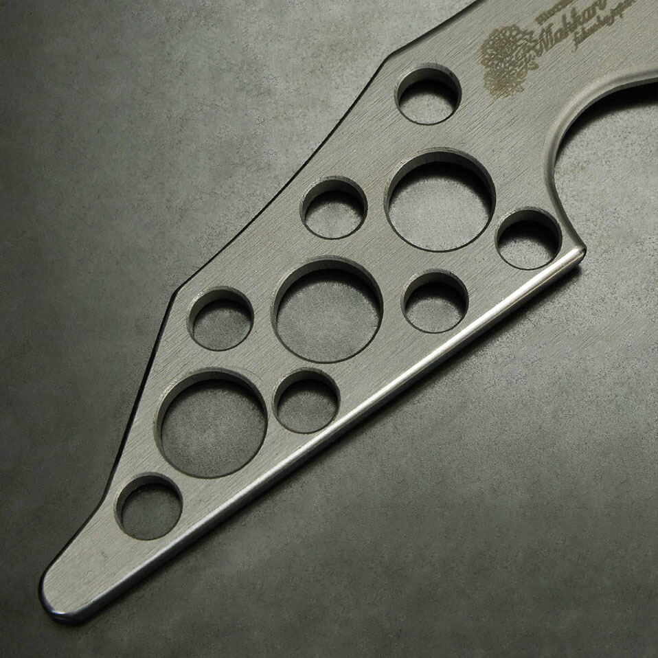 楽天市場】Makkari knives トレーニングナイフ 間狩純平作 スケルトン