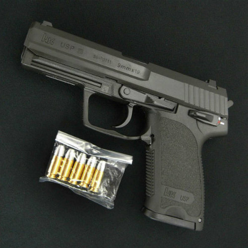 タナカワークス HK USP 9mm×19 スタンダード モデル ガスガン 箱付 H&K