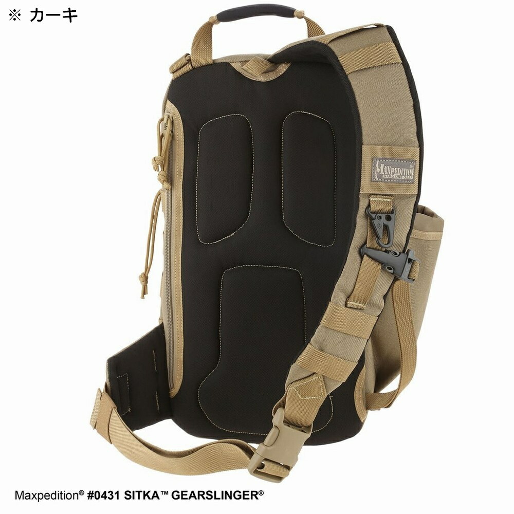MAXPEDITION スリングバッグ カーキ&フォリアージュサバゲー