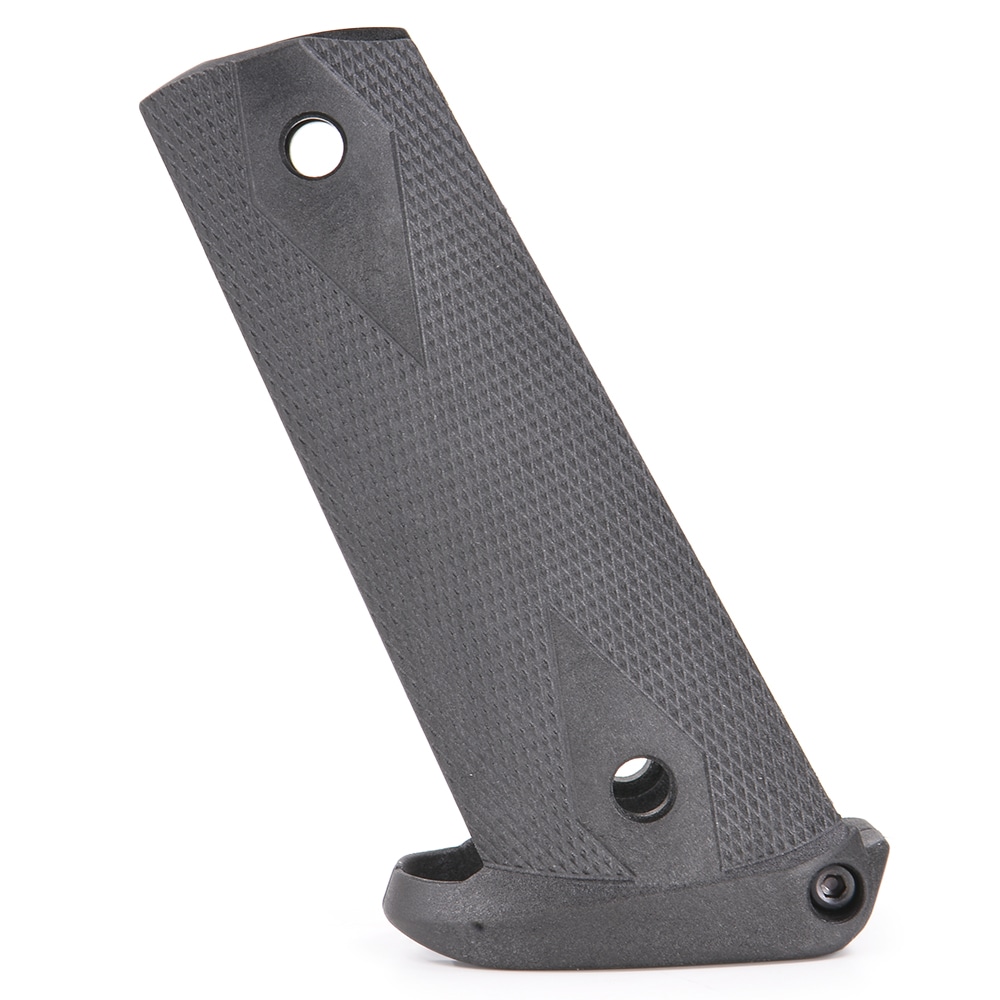 1911タイプ対応 グリップ周辺 装飾パーツ ステンレス製 巻草彫刻 工芸