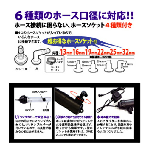 楽天市場】ゼンスイ UV殺菌灯 UVバズーカ UV-BAZOOKA 水槽用 : 株式