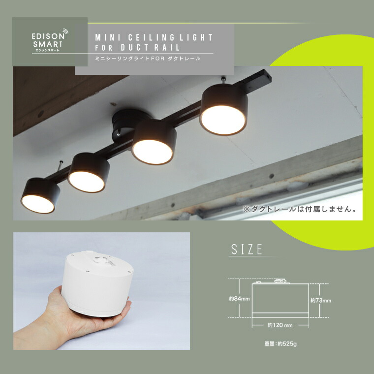 楽天市場】エジソンスマート ミニ シーリングライト ダウンライト led