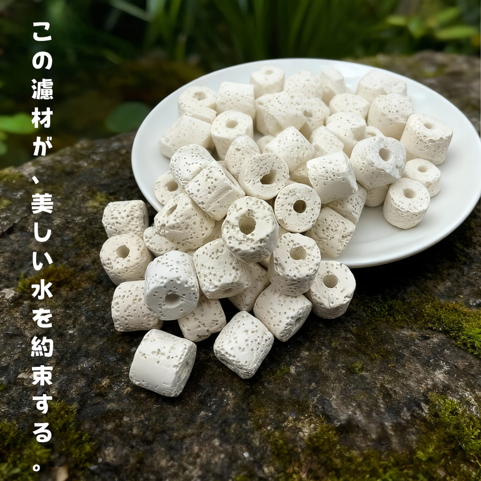 楽天市場】セラミックリングろ材 ろ過材 水槽用 観賞魚 濾過材料