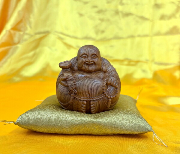 布袋さん 木彫 七福神 置物 アンティーク Amazon｜仏像 木彫り ミニ