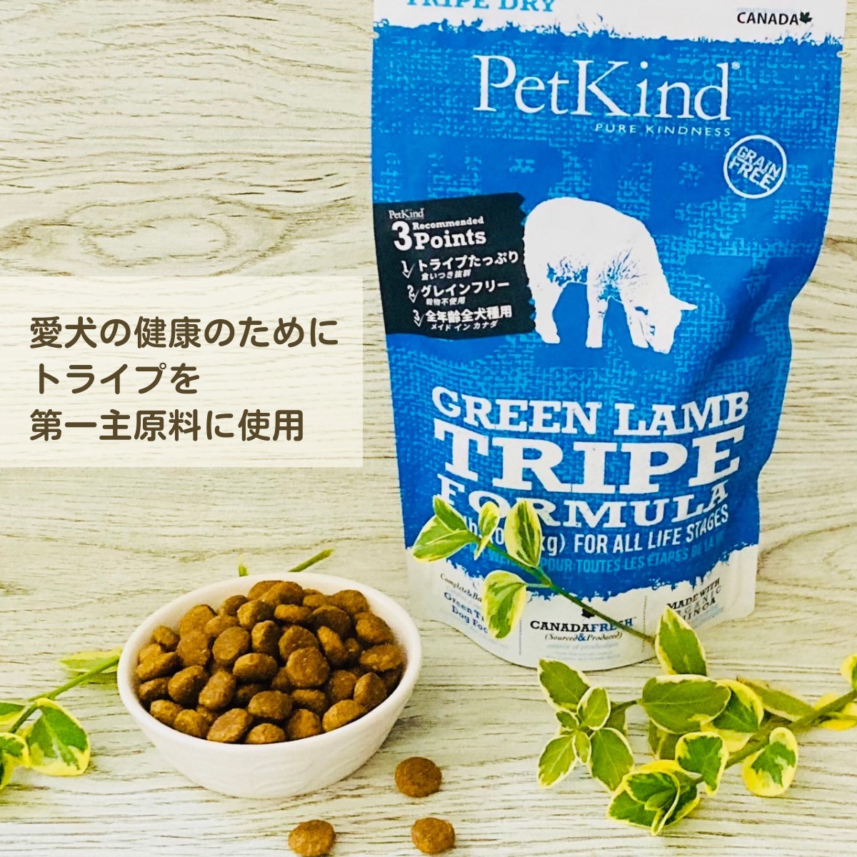 楽天市場】ペットカイン ドグリーンラムトライプ 11.34kg 正規品