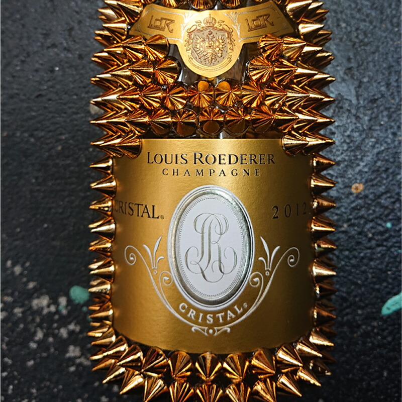 ロイヤル ド シャンパーニュ リボルバー 銃 クリスタル ガン 台座付き