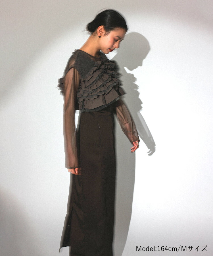 楽天市場】レディース ワンピース ドレス ANDRESD アンドレスド タフタ