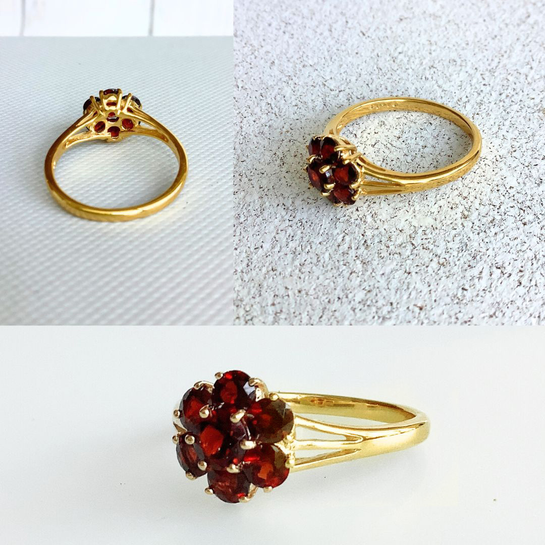 禄山 Roktzan アンティーク ジュエリー ガーネット silver925 楽天市場