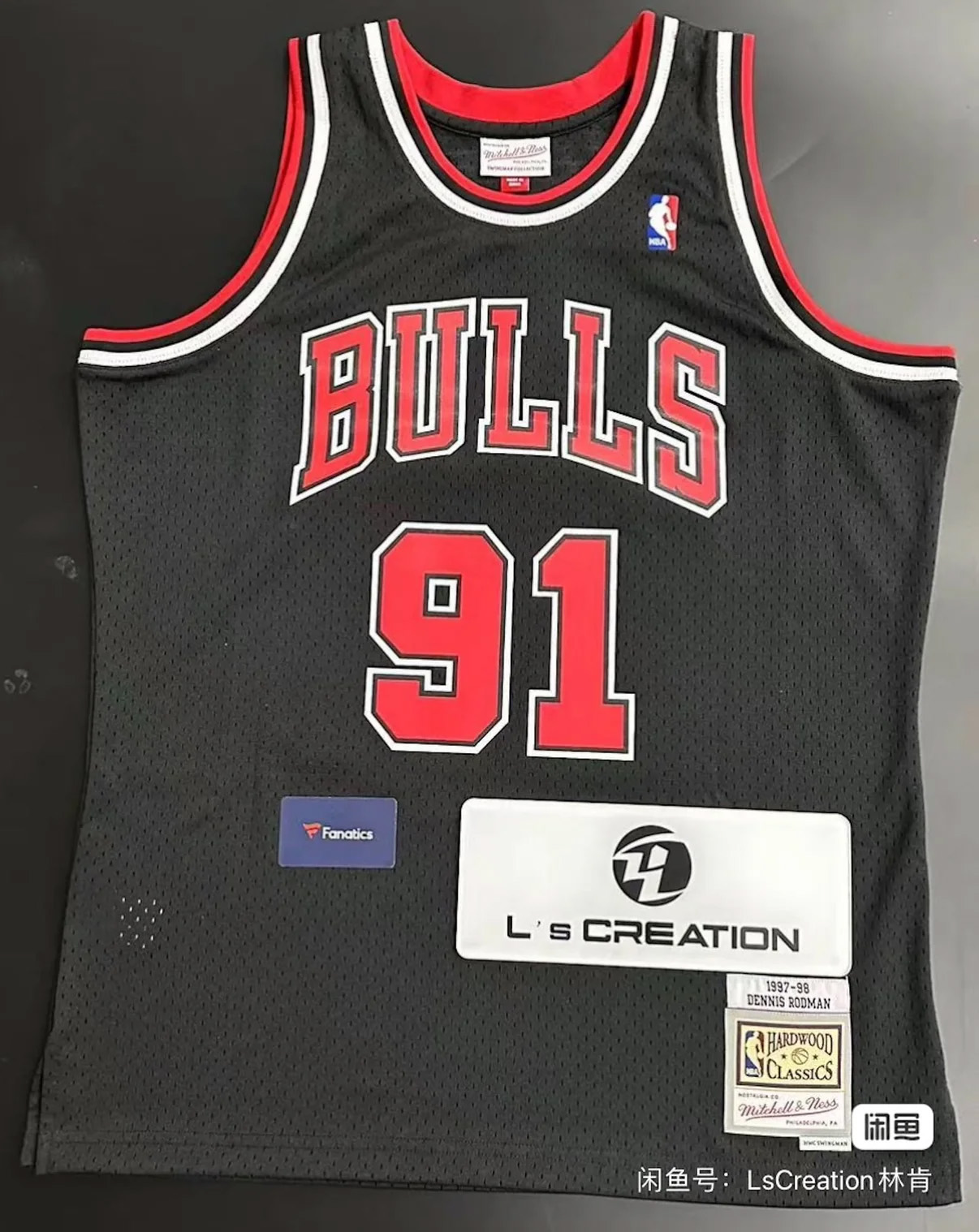 デニス・ロッドマン ユニフォーム RODMAN AUTOGRAPHED サイン 公式