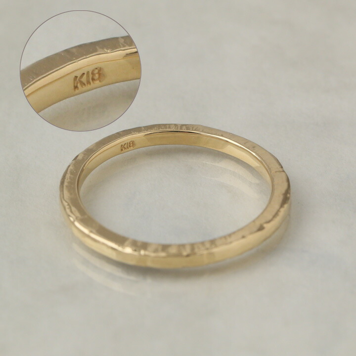 楽天市場】【2/4 値上げ対象】 18金 リング k18 レディース メンズ