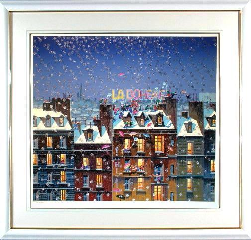 ヒロ・ヤマガタ シルクスクリーン 【ロコモーティブ】 ヒロ・ヤマガタ