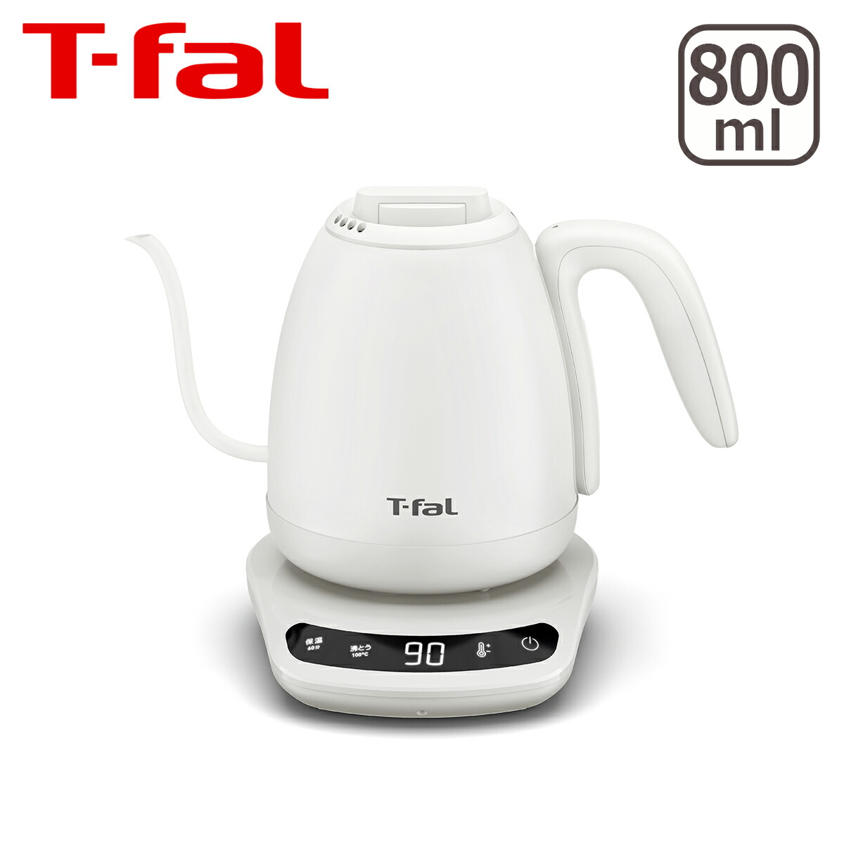 楽天市場】ティファール 電気ケトル T-fal カフェ ロック コントロール