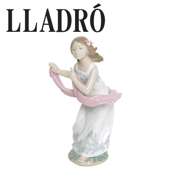 楽天市場】リヤドロ 人形 少女 女の子 陶器 LLADRO 穏やかな風 8585