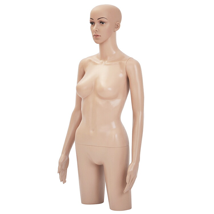 楽天市場】女性用上半身マネキンG-A1K腕付き顔ありトルソー レディース