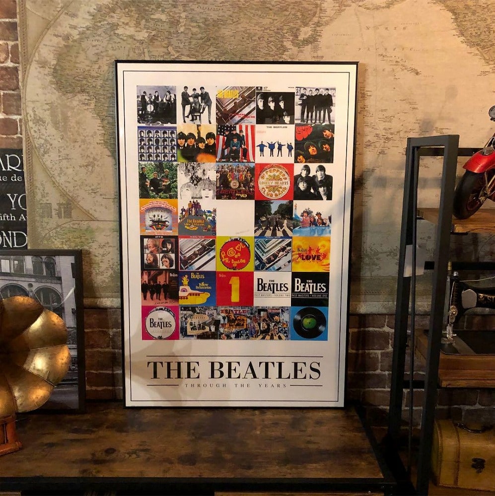 ザ・ビートルズ THE BEATLES／ポスター・保存額装 ザ・ビートルズ THE