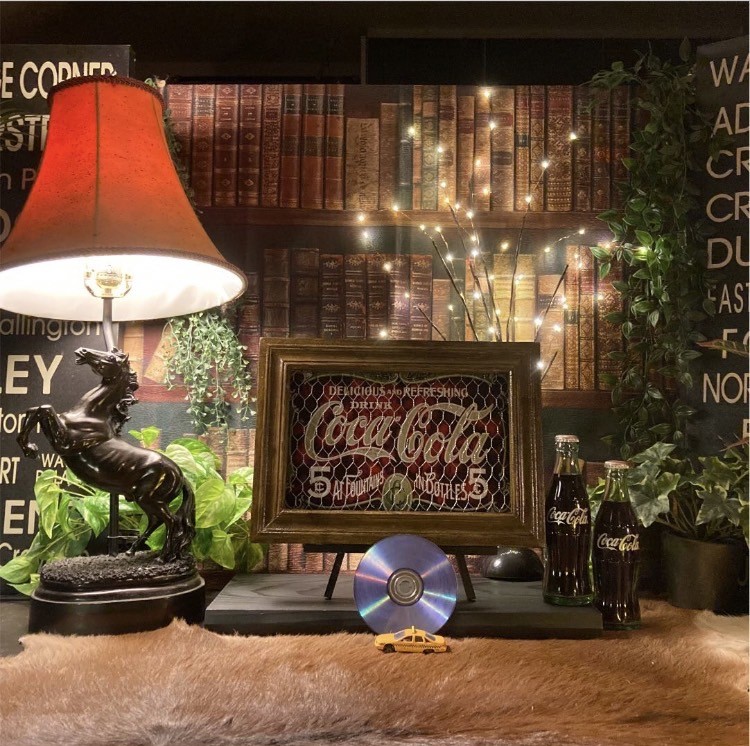 ビンテージ】コカコーラ クラシックメタルプレートセット 額縁入り