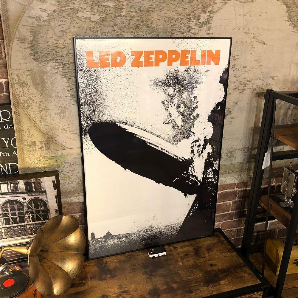 非売品 レッドツェッペリン LED ZEPPLIN パネルポスター レッド