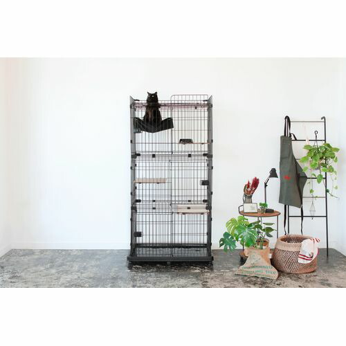 楽天市場】ルーフキャットケージ RFC-904アイアンブラック 930×630