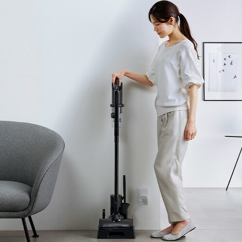 楽天市場】充電式サイクロンスティッククリーナー SCD-185PM-B