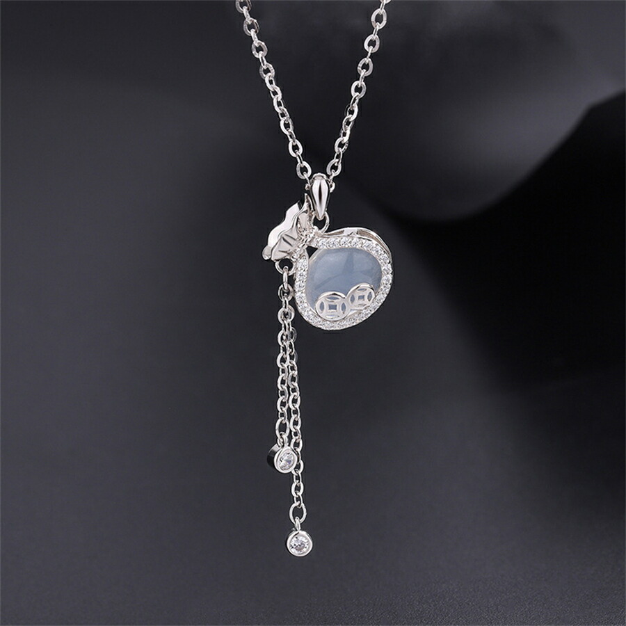 楽天市場】中国玉（ネックレス・ペンダント｜レディースジュエリー