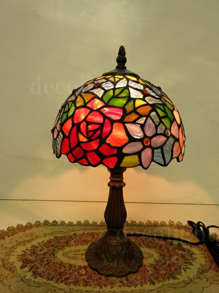 ステンドグラスランプ