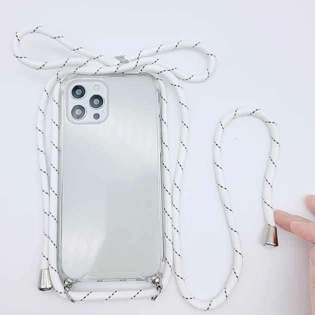 楽天市場】パラコード付き クリアiPhoneケース iPhone1 ケース iphone