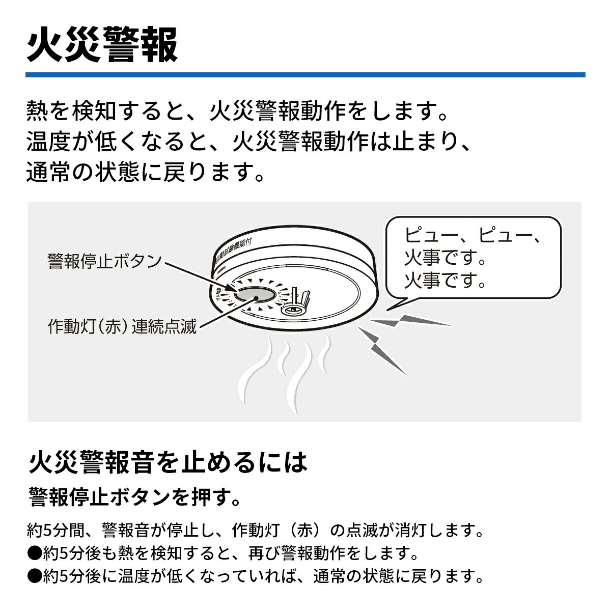 楽天市場】火災報知器 SHK48155 住宅火災警報器 熱感知器 パナソニック