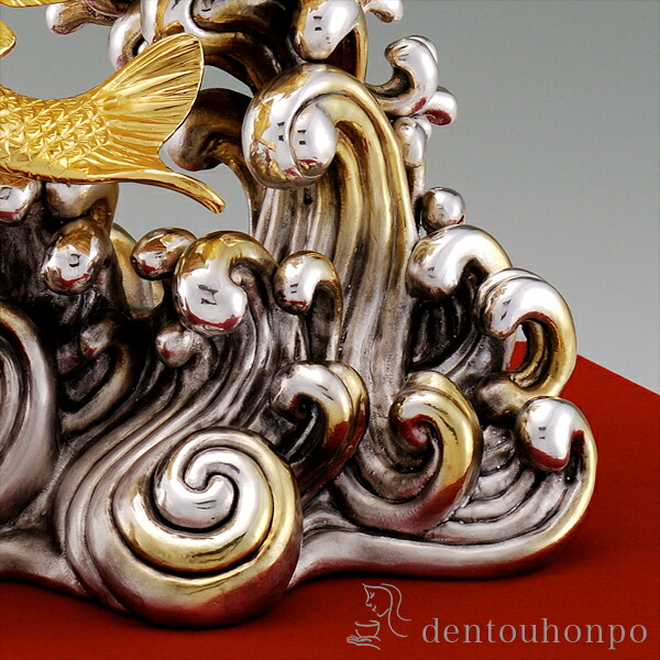 楽天市場】純金 昇鯉 120g ( 光則（金工芸） 木札名入れ有料 高級