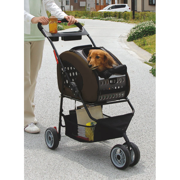 楽天市場】4WAYペットカート アイリスオーヤマ グリーン・ピンク