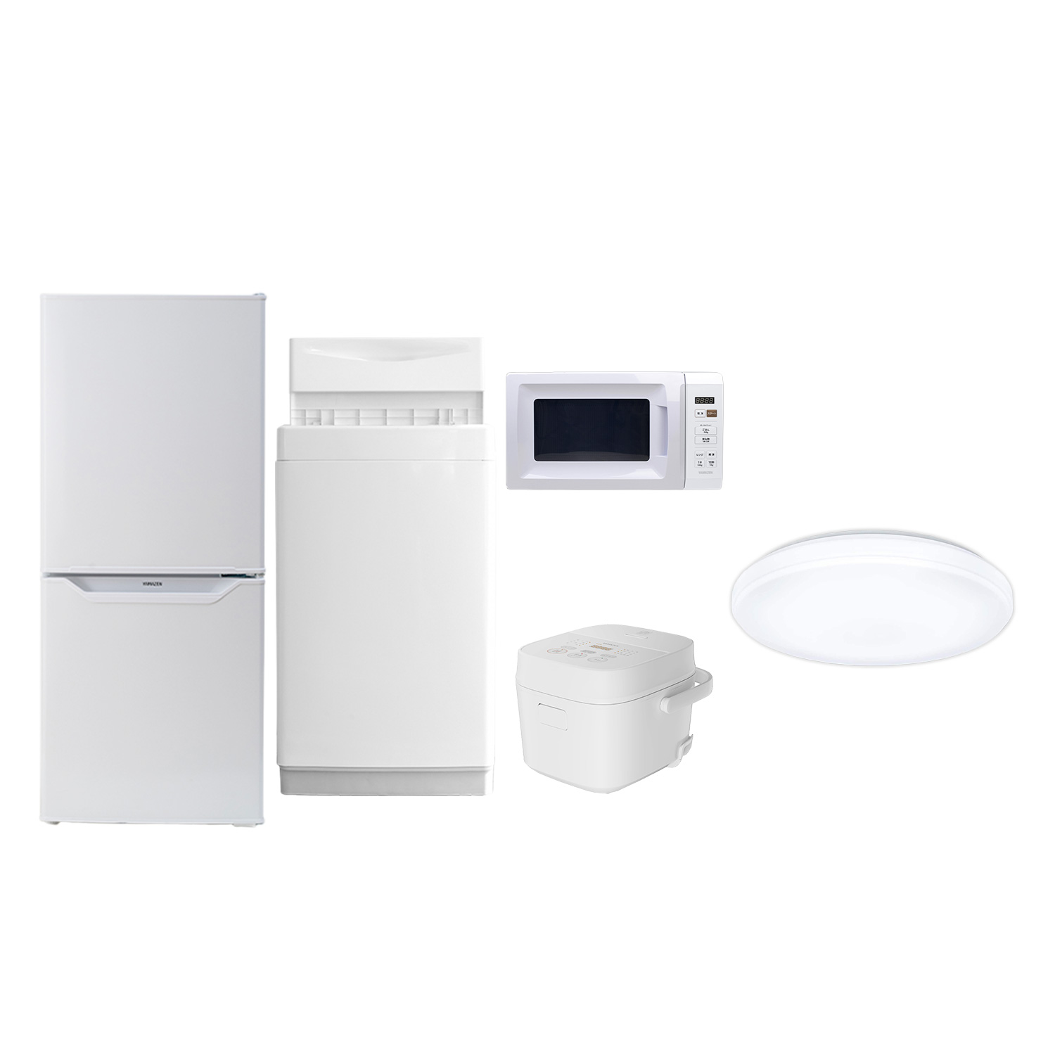 楽天市場】新生活家電セット 5点セット 一人暮らし (6kg洗濯機 106L